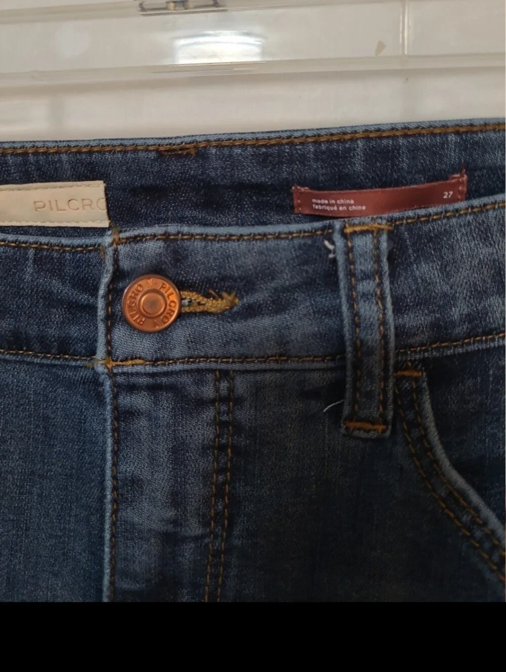 Anthropologie Pilcro High Rise Stretch Skinny Jeans 27 Or 4